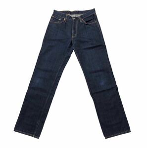 ● LEVI'S リーバイス ● 濃紺 LOT702 ロゴ ラベル インディゴデニム ジーンズ W31L33