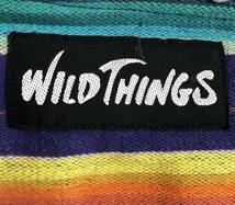 ■ WILD THINGS ワイルドシングス ■ レインボー カラー デザイン クロップド丈 トレッキング パンツ マルチカラー M_画像5