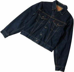 Редкая валенсия ■ Levi's Levi ■ Темно -синий лот 557 XX третья третья модель Big E -Denim Jacket Jacket Jacket Indigo Blue 36