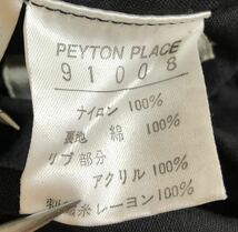 希少 ヴィンテージ ■ PEYTON PLACE ペイトンプレイス ■ バック ビッグ アーチ ロゴ 刺繍 ワッペン リバーシブル ボンバー ジャケット_画像8