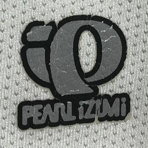 ■ PEARL iZUMi パールイズミ ■ WIND BREAK ロゴ プリント ジップアップ サイクル ジャケット ライトグレー×ブラック Lの画像5