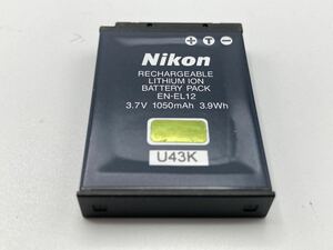 * free shipping *Nikon EN-EL12 Nikon battery present condition delivery B43