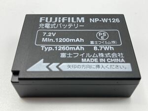 * free shipping *FUJIFILM NP-W126 Fuji film battery present condition delivery B58