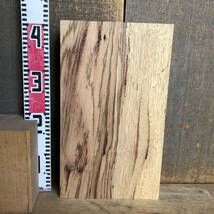 送料無料！【S664F】ゼブラウッド 405×235×54㎜ スポルテッド 乾燥材 木工 DIY 材木 天然木 無垢材《銘木すずめや》_画像6