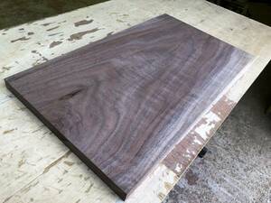 送料無料！！【S579F】ウォルナット 548×314×24㎜ 極上杢 板材 乾燥材 木工 DIY 材木 天然木 無垢材《銘木すずめや》