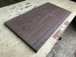 送料無料！！【S583F】ウォルナット 548×290×24㎜ 極上杢 板材 乾燥材 木工 DIY 材木 天然木 無垢材《銘木すずめや》