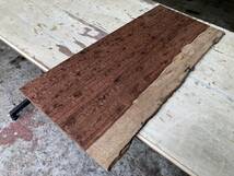 【S601】1円スタート！ ブビンガ 620×～270×8㎜ 極上杢 薄板 乾燥材 木工 DIY 木材 無垢材《銘木すずめや》_画像2
