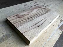 送料無料！【S664F】ゼブラウッド 405×235×54㎜ スポルテッド 乾燥材 木工 DIY 材木 天然木 無垢材《銘木すずめや》_画像8