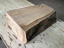 送料無料！！【S375C】栗 395×～205×107㎜ ブロック 乾燥材 木工 DIY 材木 天然木 無垢材 《銘木すずめや》_画像1