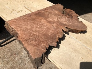 送料無料！！【S451E】レッドウッド 580×～320×44㎜ 板材 乾燥材 木工 DIY 材木 天然木 無垢材 《銘木すずめや》