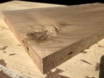 【S160】1円スタート！ 胡桃 465×210～295×33㎜ 乾燥材 木工 DIY 木材 無垢材《銘木すずめや》_画像7