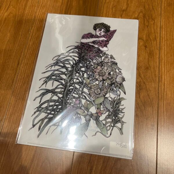 未使用 ヒグチユウコ クリアファイル ボリス雑貨店 PLANTS 植物展