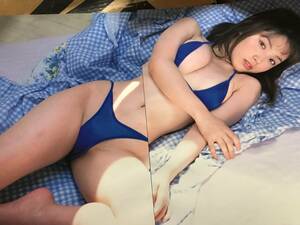 ^_^お菓子系アイドル美月ゆいなさん○巨乳美尻超ハイレグビキニセクシーグラビア○当時物切り抜き8p！E-922