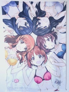 説明必読 ネコポス発送条件あり サークル きなこの山 販売 ガールズ＆パンツァー TEAM-ANKOU Ver B1サイズ タペストリー 絵師 倉嶋丈康