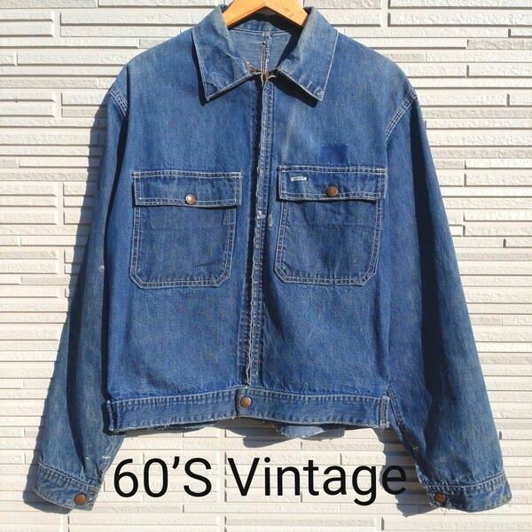 【60’S Vintage・WORK MASTER】 DENIM JACKET