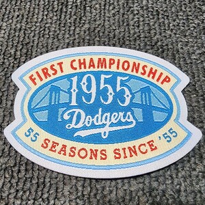 新品　アイロンワッペン　パッチ　野球　Dodgers 大谷翔平　First　Championship　ロサンゼルス　ドジャース　LA