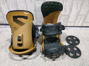 状態良■SALOMON TRIGGER Mサイズ スノーボードビンディング サロモン トリガー バインディング