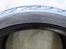 9.5分山!ヨコハマ アドバンスポーツV105 255/35R19中古4本セットレクサスGSFISISFRCFベンツCLSCクラスEクラスBWWM3アウディA6RS4RS6S5_画像4