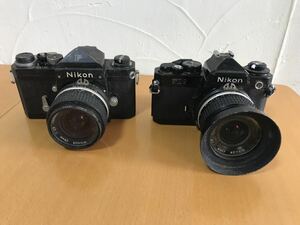  ジャンク品　Nikon FE2 一眼レフカメラ Nikon Ｆ　カメラ　まとめて　中古品