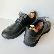 美品 ジョンロブ レザースニーカー 7.5 26.0 黒 ブラック john lobb edward green クロケット＆ジョーンズ オールデン 1円スタート_画像3