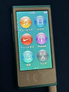 Apple アップル iPod nano アイポッド ナノ MD477J A1446 16GB ブルー PD477J 動作品 バッテリー弱り気味 本体のみ