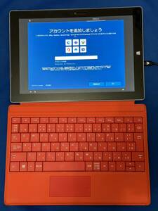 Windows10 AC無 10.8インチ Microsoft Surface 3 1657/Atom x7-Z8700/メモリ4GB/SSD128GB/OS有 タブレット PC サーフェス S021618