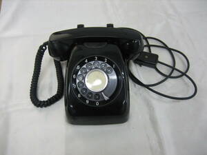 * retro *NTK* black telephone * dial type * telephone *600-A2*58