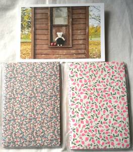 ☆★CHECK&STRIPE 「NOTEBOOK・post card」*チェック&ストライプ ノベルティ・メモ帳 ノートブック ポストカード*リバティ★☆