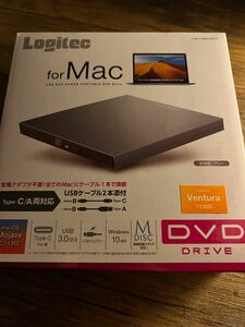 Logitec ポータブルDVDドライブ Mac 外付け DVDドライブ