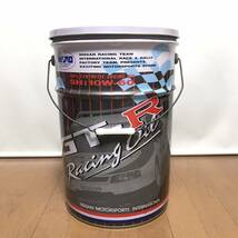 当時物 ニスモ 旧ロゴ R33 GTR ルマン オイル缶 25L / NISMO ニッサン レーシングチーム GT-R エンジンオイル ペール缶 / 日産 NISSAN_画像1