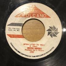 ★ volcano label 3枚セット ★ peter metro toney tuff J walle / volcano 中古 レゲエ ダンスホール dj 7インチ_画像2