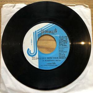 ★ garnett silk ★ fill us u with your mercy / jammys 中古 レゲエ ダンスホール 7インチ