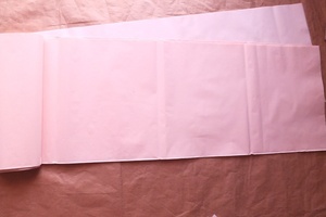 和紙 羅紋紙 染紙 ピンク 20枚 画箋紙 金砂振135×35㎝ 書道紙