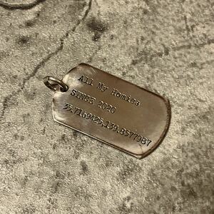 希少 All My Homies Dog Tag ドッグタグ ネックレストップ