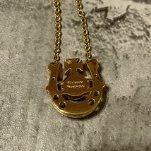 美品 Vivienne Westwood LARISSA PENDANT ヴィヴィアンウエストウッド ラリッサ 馬蹄 ホースシュー ペンダント ネックレス ゴールド_画像4