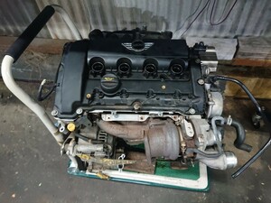 ★H293【低走行 エンジン 本体 ASSY ターボ】 ミニクーパーS R56 MF16S ( R55 R57 R58 R59 JCW