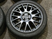 ★H298 R53【TANABE SSR GTV04 メッシュ】17インチ 7J +42 PCD100 4穴 4本 BS 205/45R17 軽量_画像5