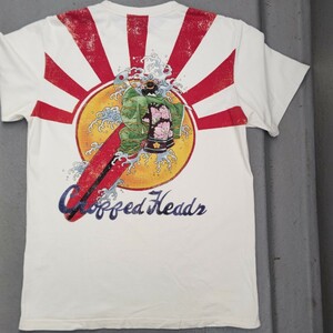 CLOPPED HEADS 半袖Tシャツ【L】 アイボリー クロップドヘッズ