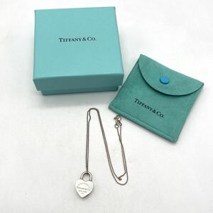 TIFFANY&Co. ティファニー ネックレス ハートタグ パドロック リターントゥ シルバー925 アクセサリー P813