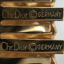 Christian Dior クリスチャン ディオール イヤリング ゴールド ラインストーン アクセサリー P896_画像4