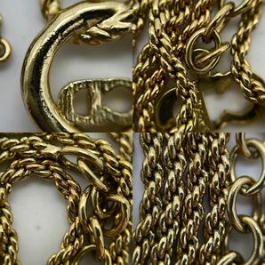Christian Dior クリスチャン ディオール ネックレス ゴールド CDロゴ ファッション アクセサリー P944の画像9