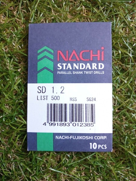 NACHI ナチ 不二越◆HSSスタンダード ストレートシャンク SD鉄工用ドリル 1.2mm×10本