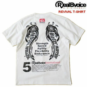 リアルビーボイス RealBvoice【エンジェルウィングス リバイバルTシャツ】25周年復刻モデル 10451-11852 ホワイト Mサイズ