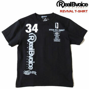 リアルビーボイス RealBvoice【RBV 1934 リバイバルTシャツ】25周年復刻モデル 10451-11855 ブラック Lサイズ