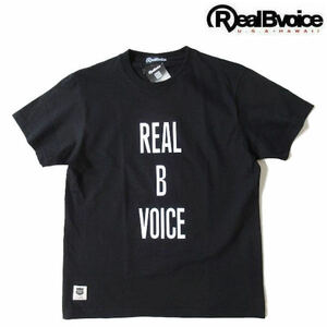 リアルビーボイス RealBvoice【RBV シンプル Tシャツ】インライン 半袖プリントＴシャツ 10451-11795 ブラック Lサイズ