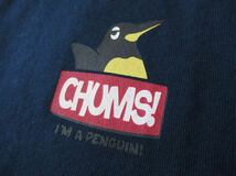 チャムス/CHUMS【アンチバグ アイム ア ブービーバードＴシャツ】Anti-Bug 虫よけ防虫加工Ｔシャツ CH01-2383 ネイビー XLサイズ_画像4