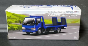 YES×PEAKO 1/64 ISUZU ELF いすゞ エルフ 積載車 ブルー ピーコ64 ミニカー トラック カーキャリア キャリアカー トランポ