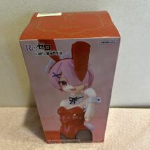 R277【未開封アウトレット品】Re:ゼロから始める異世界生活 BiCute Bunnies Figure ラム・レッドカラーver. フィギュア バニー ver. _画像2