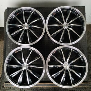 管理番号：A2-173【4本価格】【17x7J 5x114.3 ET+53 ハブ73】weds LEONIS・ステップワゴン ヴォクシー等・適格請求書発行可能