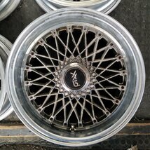 管理番号：A2-206【4本価格】【15x6.5J 4x114.3 ET+8 ハブ73】SPEED STAR COPRO タイプA・旧車等・3ピース・直接引取＆適格請求書_画像4